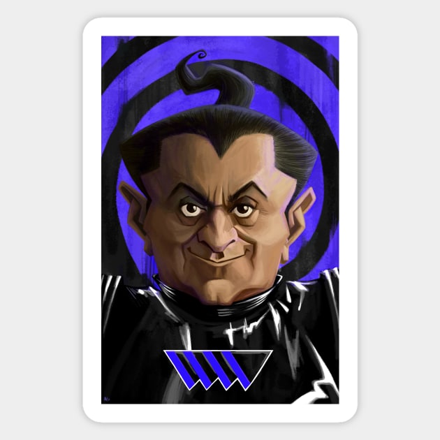 Oompa Loompa Black Sticker by metmangindaan